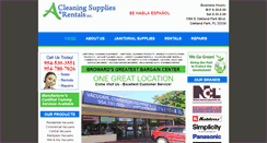 Desktop Screenshot of acleaningsuppliesbroward.com